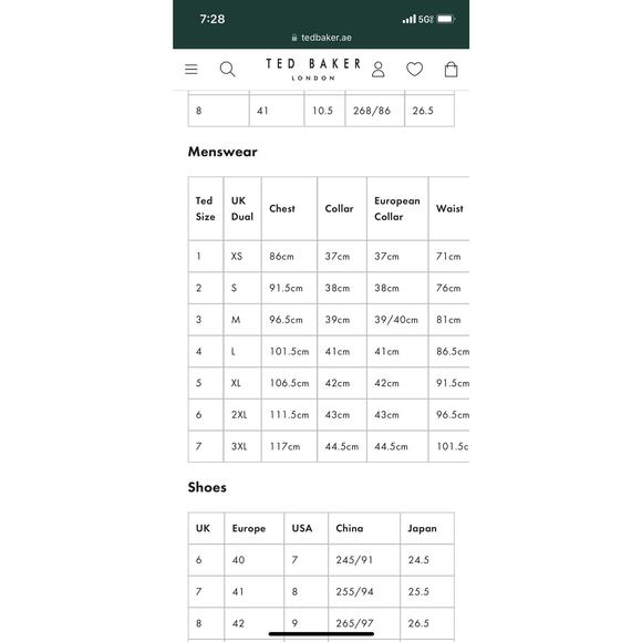 Ted Baker London Ruskin Retro Geo Print Long Sleeve Button Down Size 3X - Picture 6 of 6